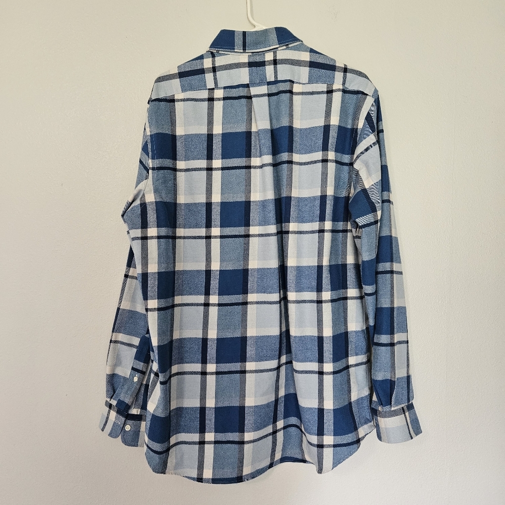 Ralph Lauren Flannel Shirt Mens XL Button Up Plaid Long Sleeve Preppy Pony - Picture 3 of 6